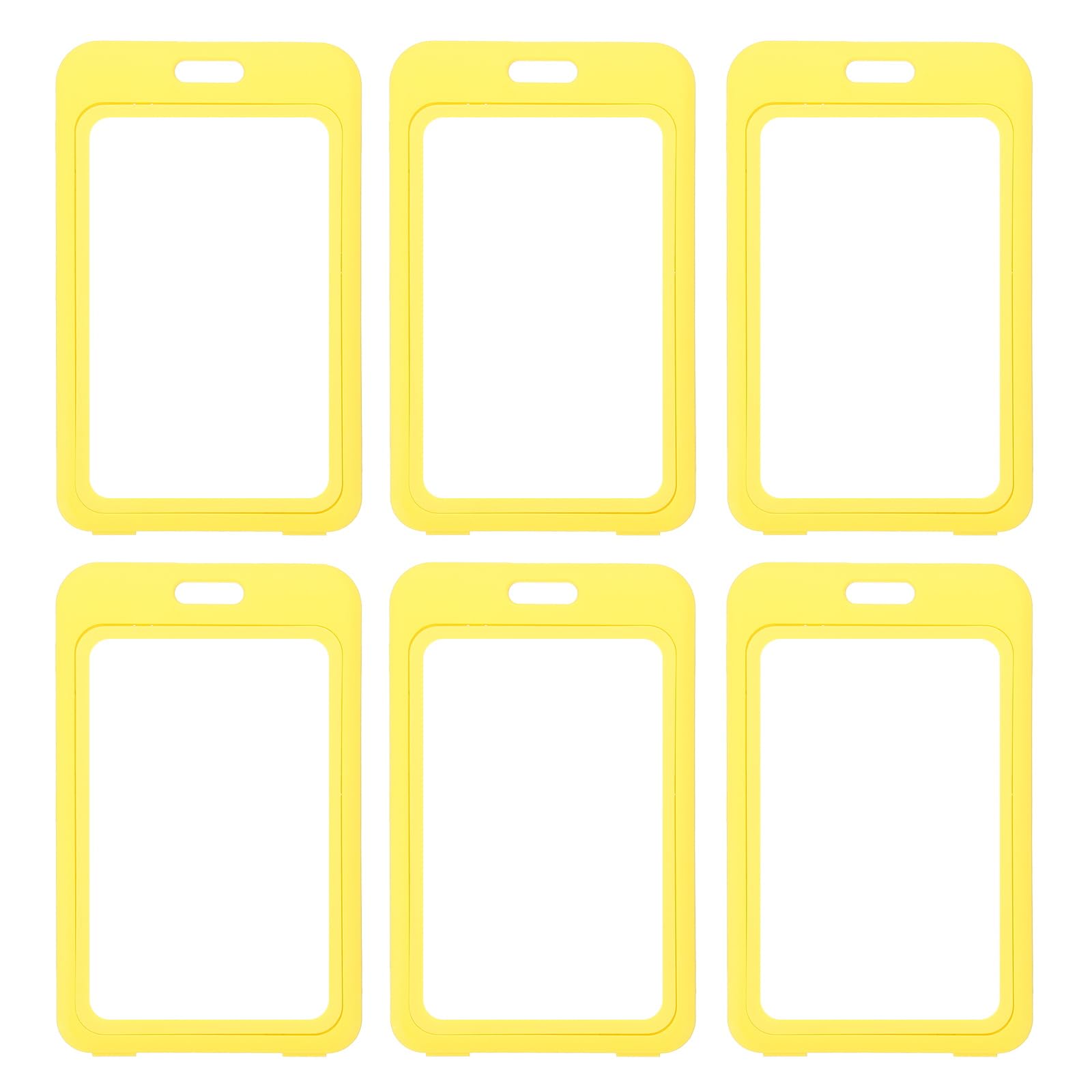 PATIKIL 6 Pack Clear Badge Holder