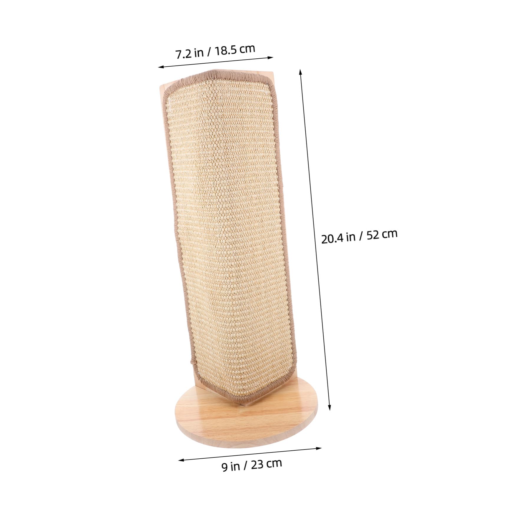 Protector de Esquinas para Gatos con Rascador de Sisal Natural Cojín Resistente para Muebles y Sofá Alfombra para Afilar Uñas Protección Duradera para Paredes y Esquinas