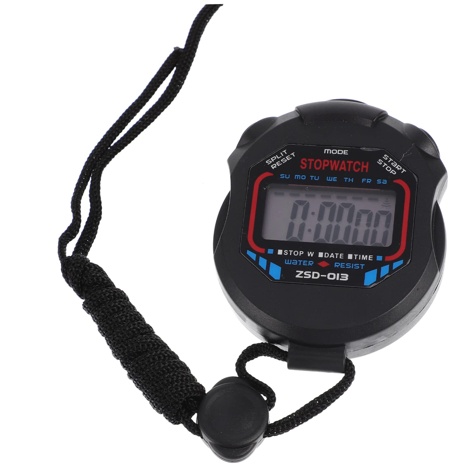 HANABASS 12 Cronometro Professionale Portatile per Sport con Allarme Display LCD per Fitness e Arbitri