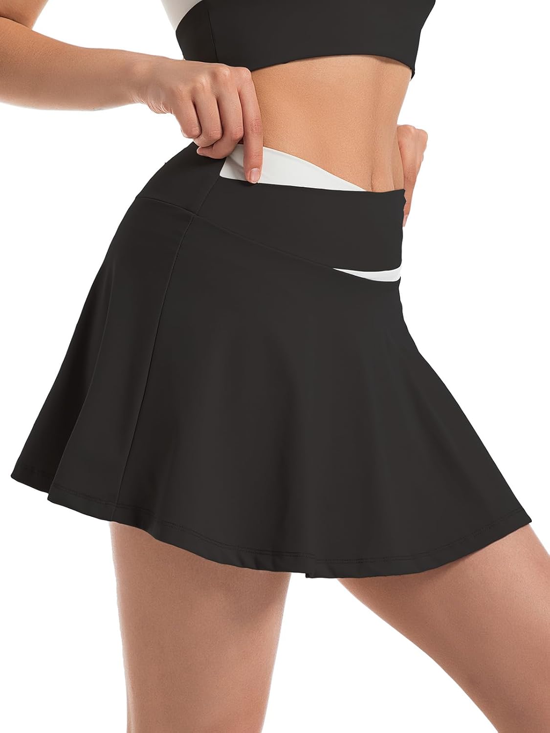 Women's Flowy Pleated Sports Skirt High Waisted Tennis Athletic Golf Skort Summer Activewear Pickleball Casual - Image 2