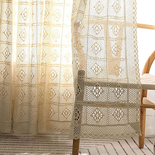 Rideaux rustique pour salon ferme réglant la luminosité sans assombrir - 5