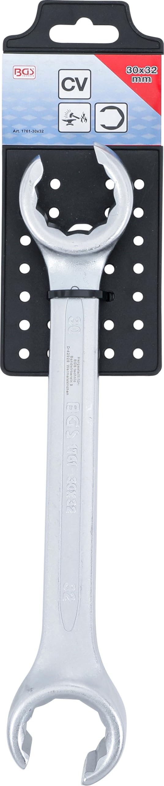 BGS 1761-30x32 Otwarty klucz oczkowy dwustronny 30 x 32 mm