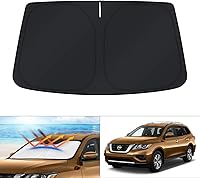 Vista 48 de KUST - Parasol para parabrisas para Chevy Equinox 2010–2017, accesorios para ventanas, funda solar plegable, bloquea los rayos UV, mantiene el coche