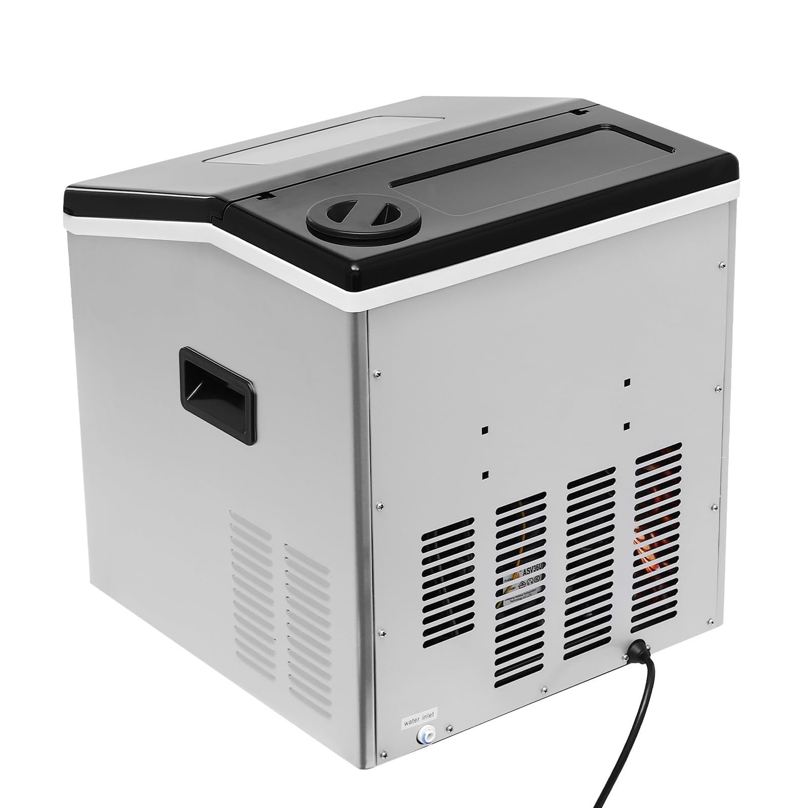 MáQuina De Hielo Multifuncional 2 En 1 Con Capacidad De 1.8 L, Produce Hasta 40 Kg De Hielo Picado MáQuina De Hielo PortáTil Para El Hogar Y La Oficina, Con 3 Modos De AlimentacióN De Agua
