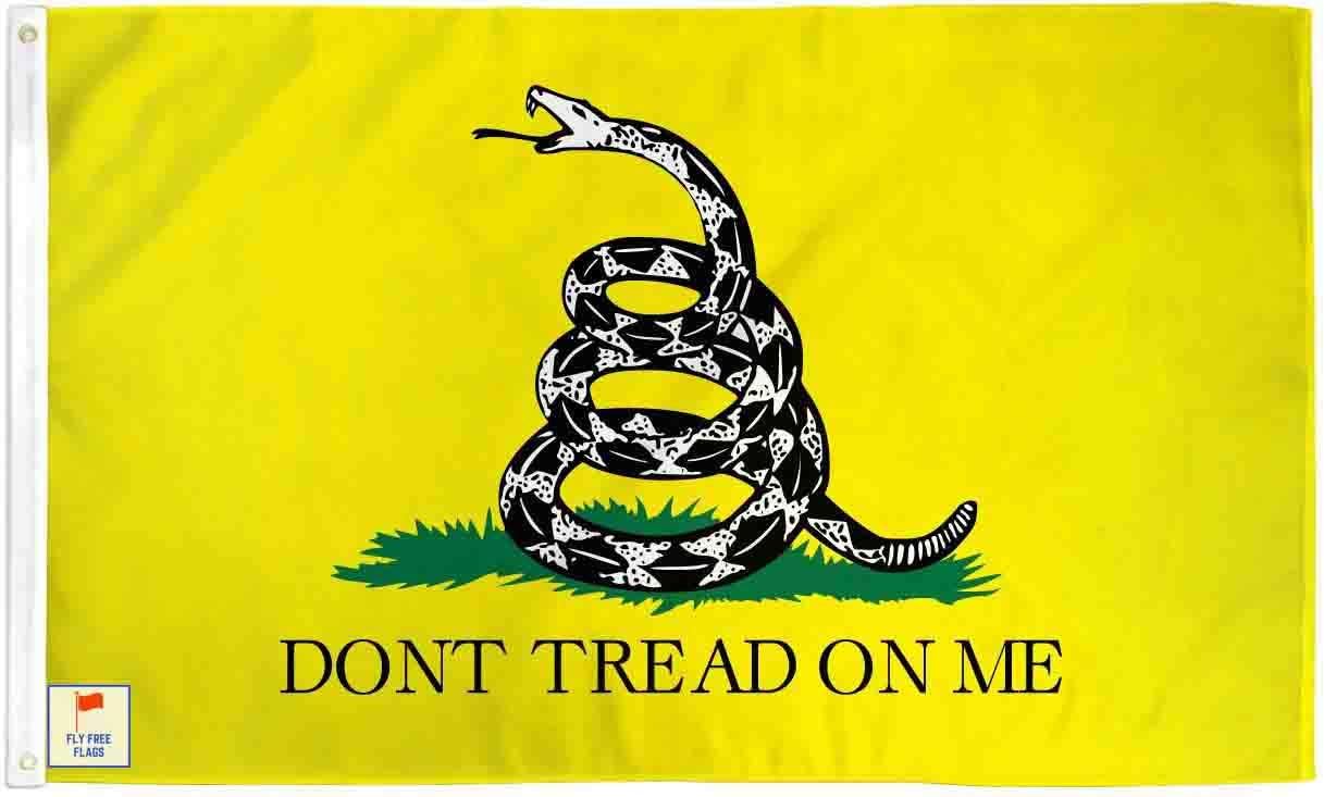 THE FLAG JOINT - Gadsden 3x5ft Fly Free Flag - Poly