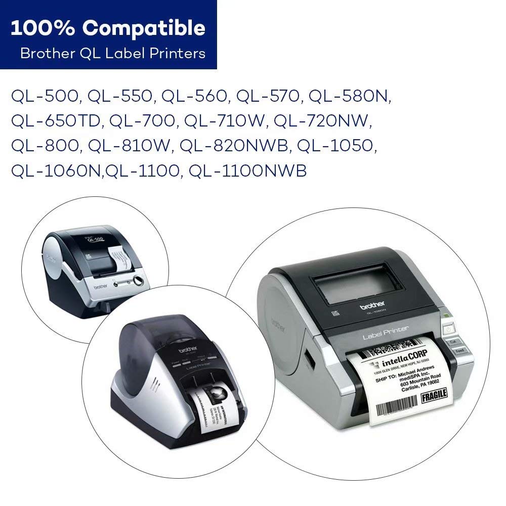 DK-1204 ブラザー ラベルプリンター ロール ラベルシール Amazon.com : Brother Genuine DK-1204 Multipurpose Paper