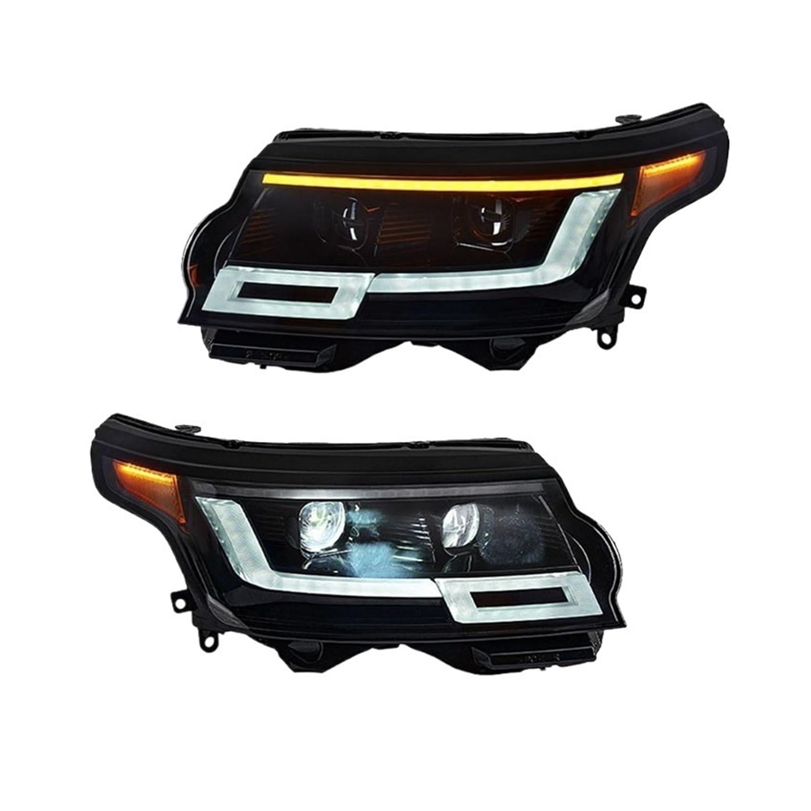Lampada Fanale Posteriore Fari A LED Per Land per Rover per Range per Rover Vogue L405 2014-2017 Aggiornamento 2023 per Nuovo Styling Luci Anteriori di Montaggio