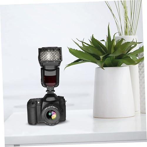 Miniatura 4 de 3 unids Accesorio Flash Spot Filtro Honeycomb Grid Softbox Reflector Control de Luz para Cámara