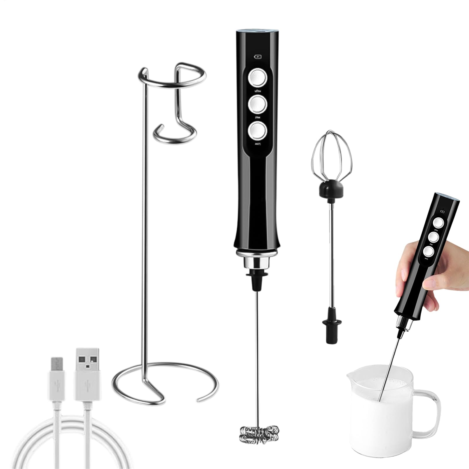 Machine à mousse portable pour savourer un cappuccino parfait au réveil