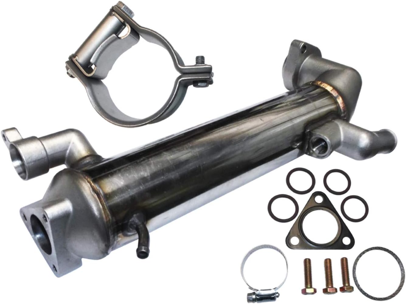 1871733C95 Extreme Duty EGR Cooler Compatible with International/Navistar DT466 2003-2007 - OEM: 1871733C95, 1848258C92