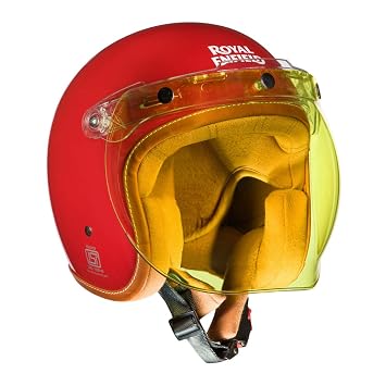 Open Face with Visor Helmet 
