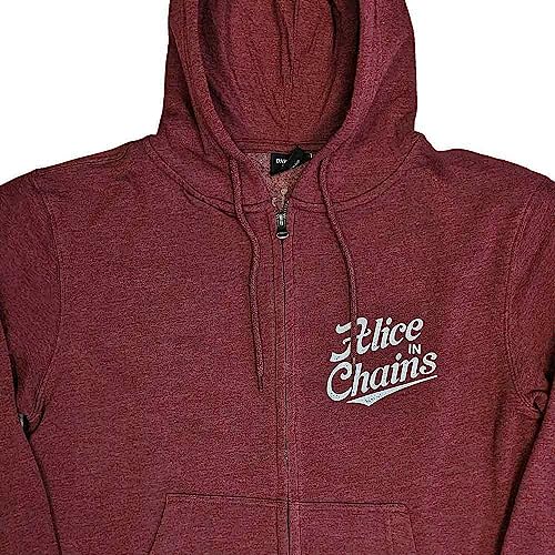 Sweat Capuche Alice in Chains Circle Emblem Finition Premium Rock Off Taille S - 2