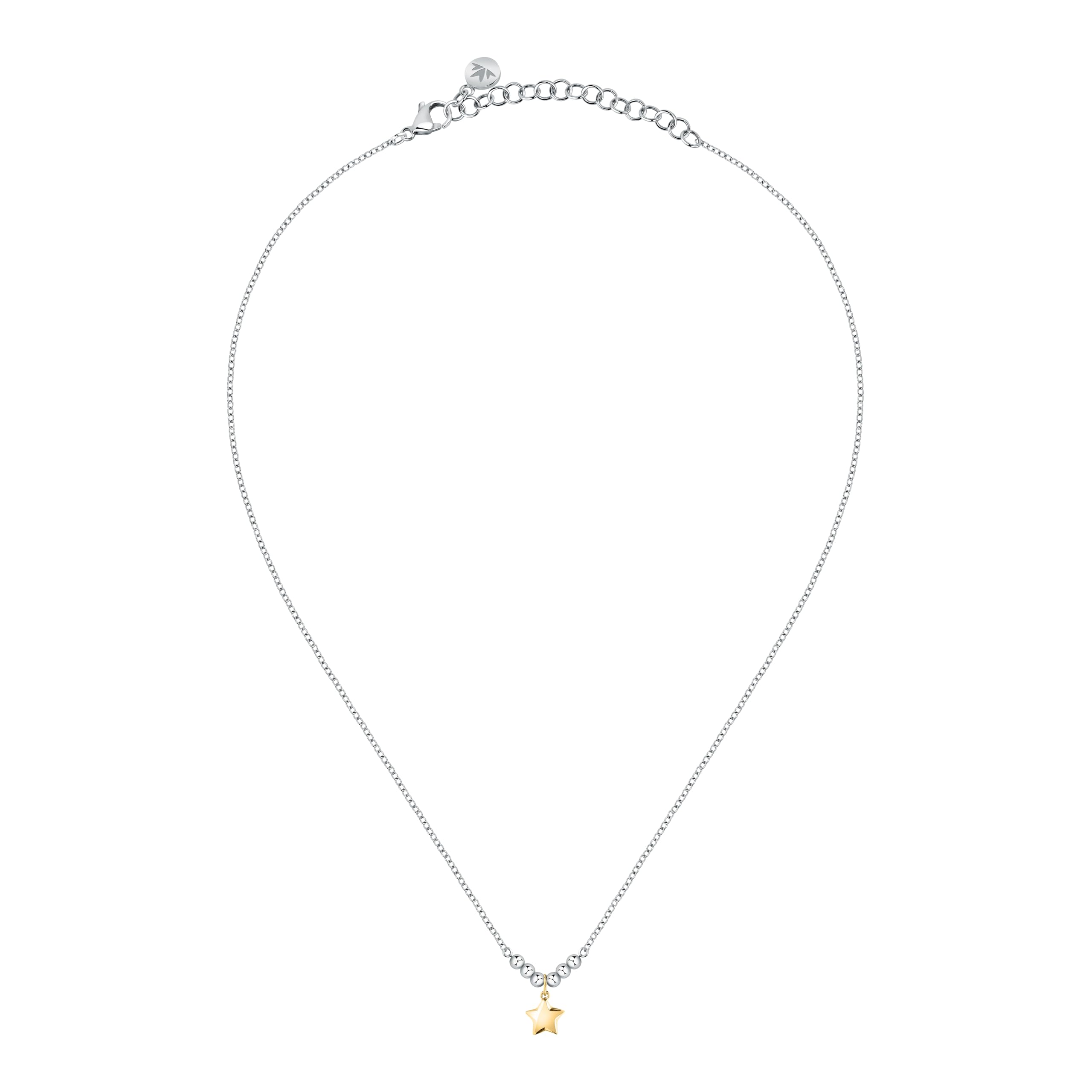 Morellato Collana Donna in Acciaio con Stella, Perle, Collezione TALISMANI, Regalo Maestra - SAIX22