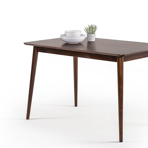 Zinus Jen 47 Inch Wood Dining Table/Solid Wood Kitchen Table/Easy