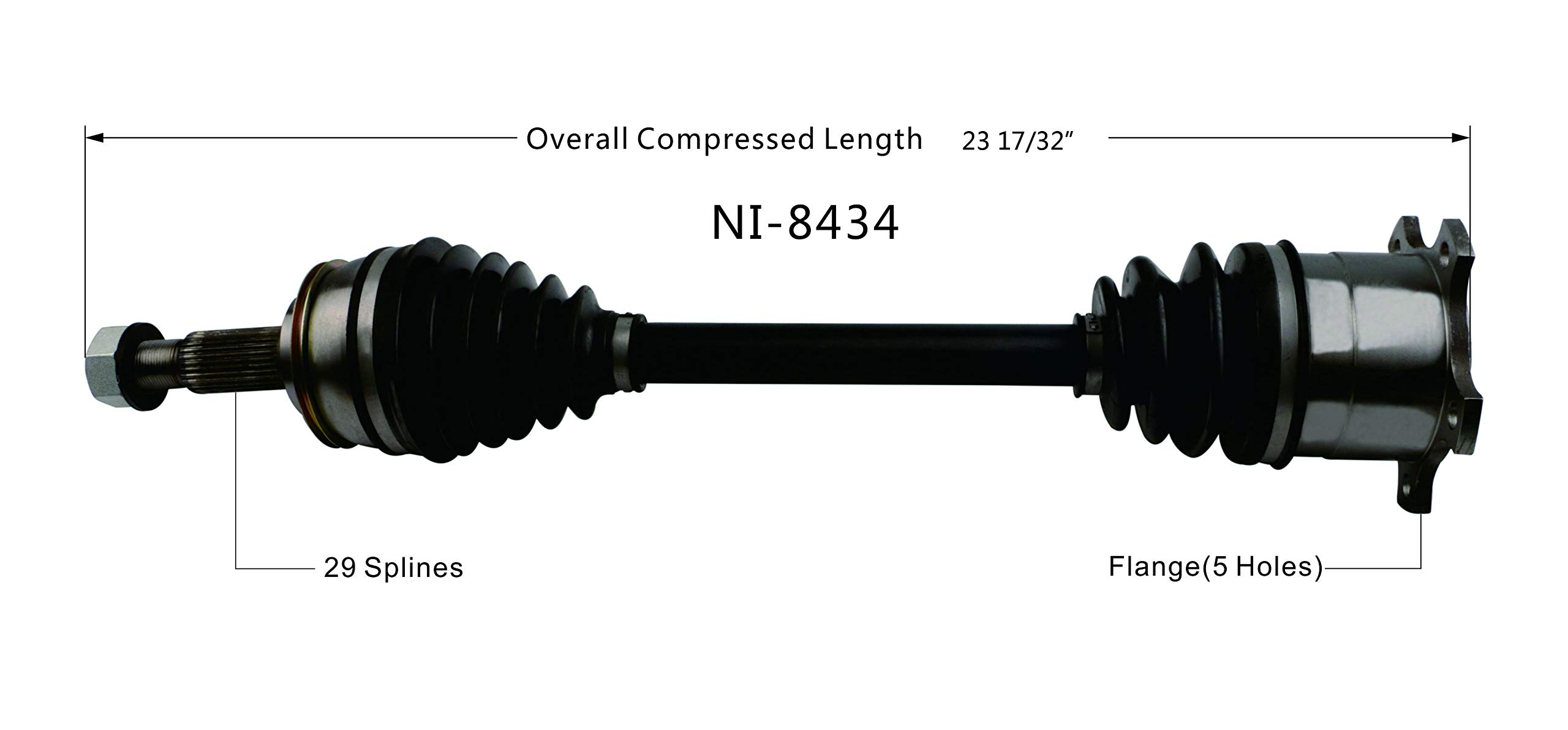 ACDelco GM Original Equipment Front Axle Drive Shaft (Part #84669663) – Direct OE Replacement