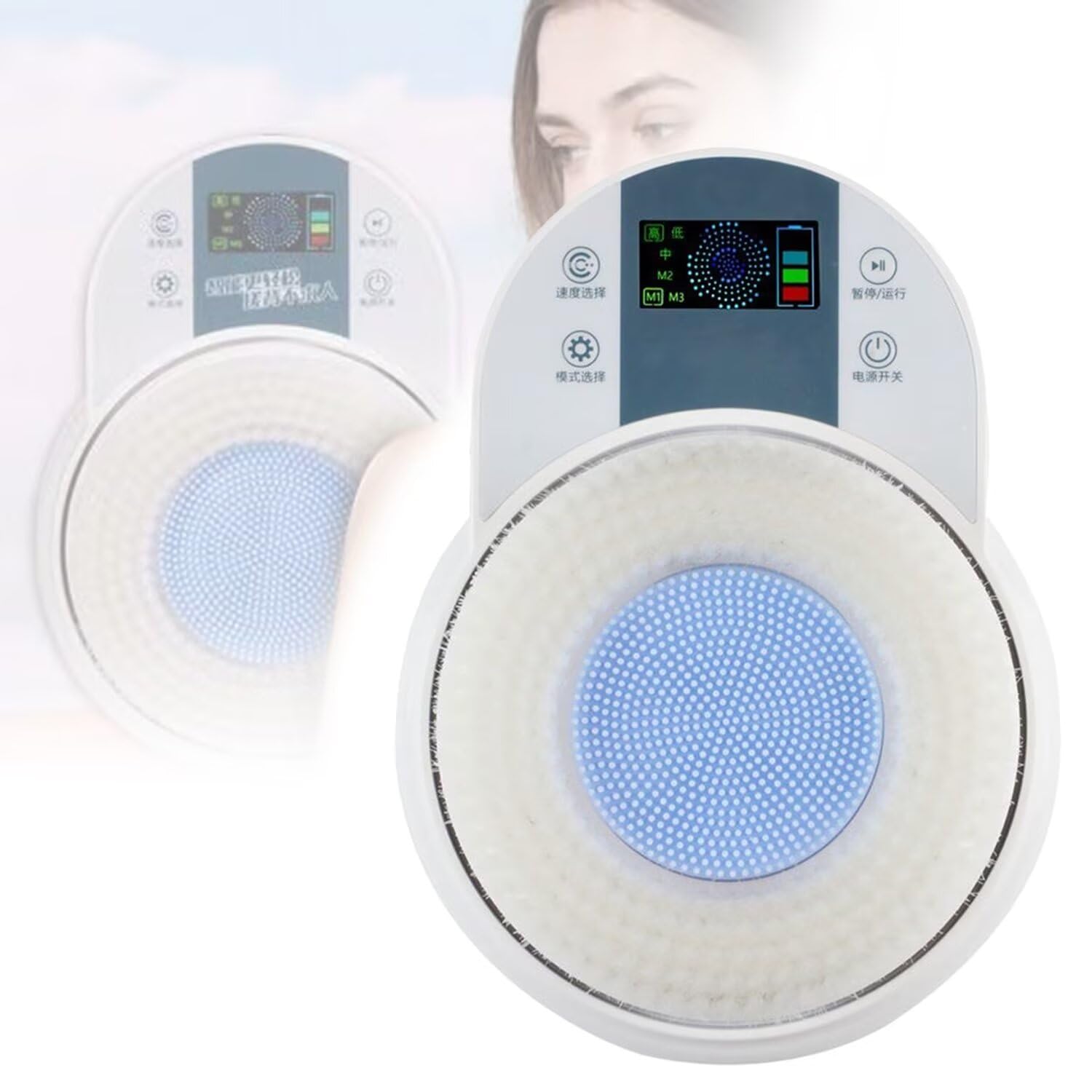 Cepillo Exfoliante Inteligente para Montar en la Pared - Cepillo Exfoliante para Ducha, Cepillo de Silicona para Ducha, Cepillo de Silicona para Frotar el Cuerpo con Esponja Vegetal, Placa d