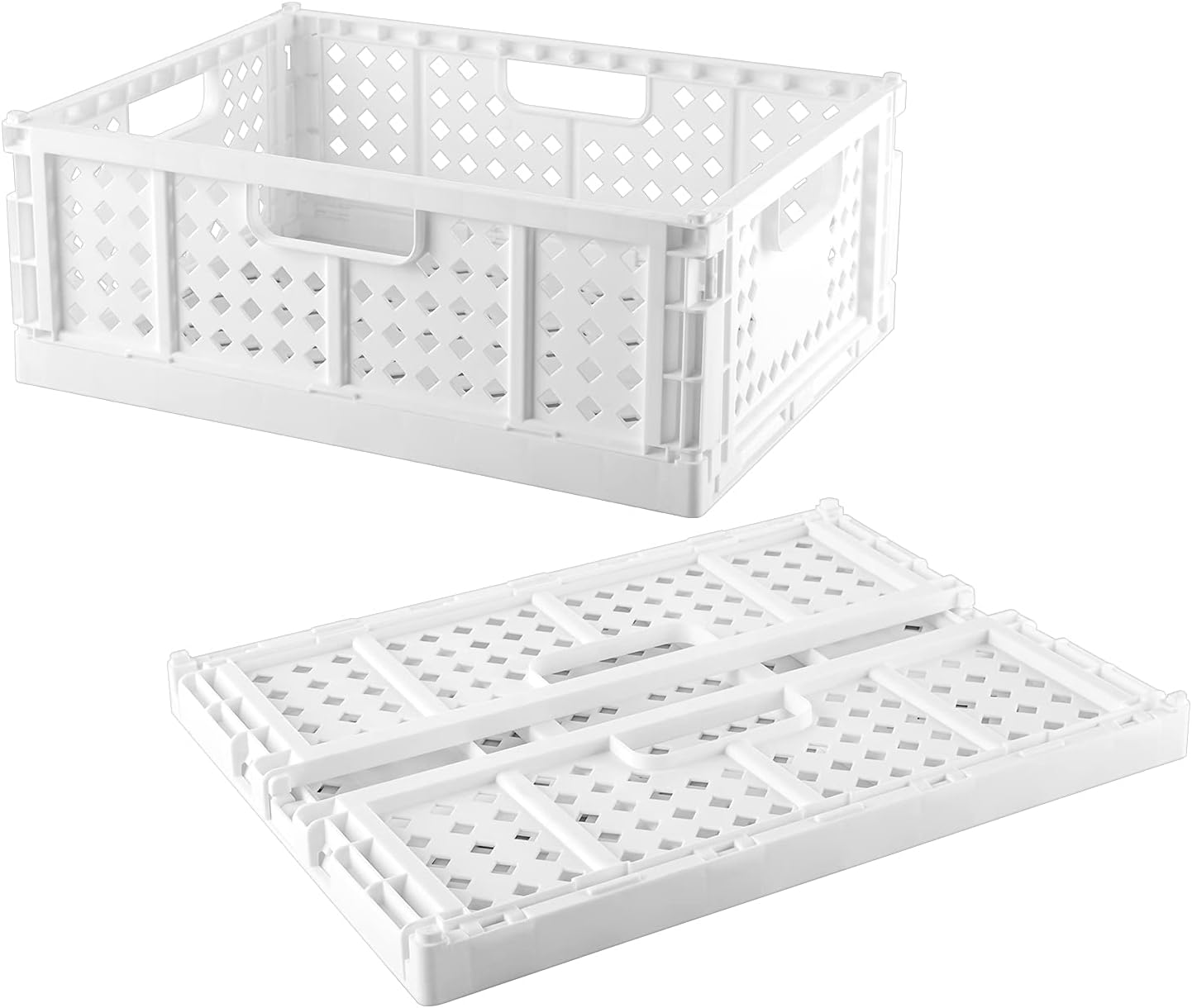 1Pack Mini Collapsible Storage Bin Stackable Storage Bins