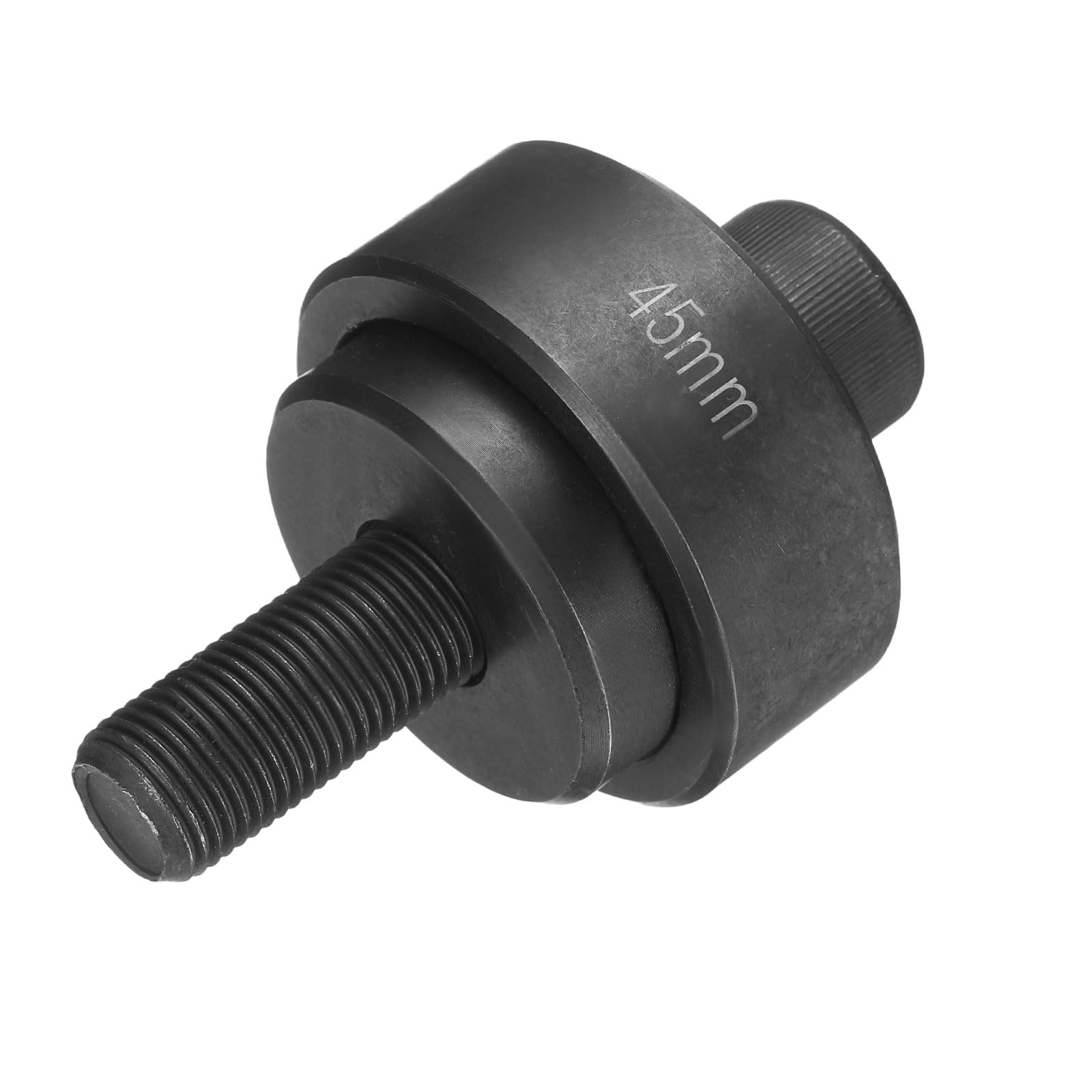 QUARKZMAN Emporte-Pièce Métallique Pour Trous 45mm Acier À Roulement Noir | Acier Inoxydable, Coupe Précise, Kit Manuel, Pour Perçage, Pour Plaque Métallique Évier