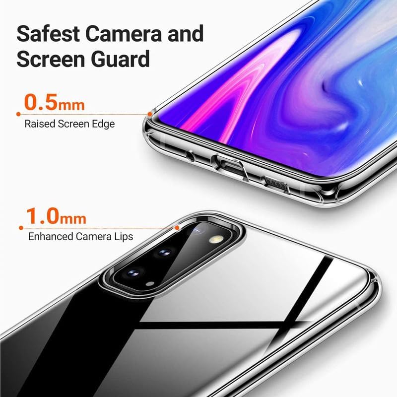 Clear Case for Doogee DK10 (6.67") with 4 x Tempered Glass Protective Film, Slim Shockproof Soft Silicone Cover, 360° Drop-Proof Phone Case for Doogee DK10 - Clear