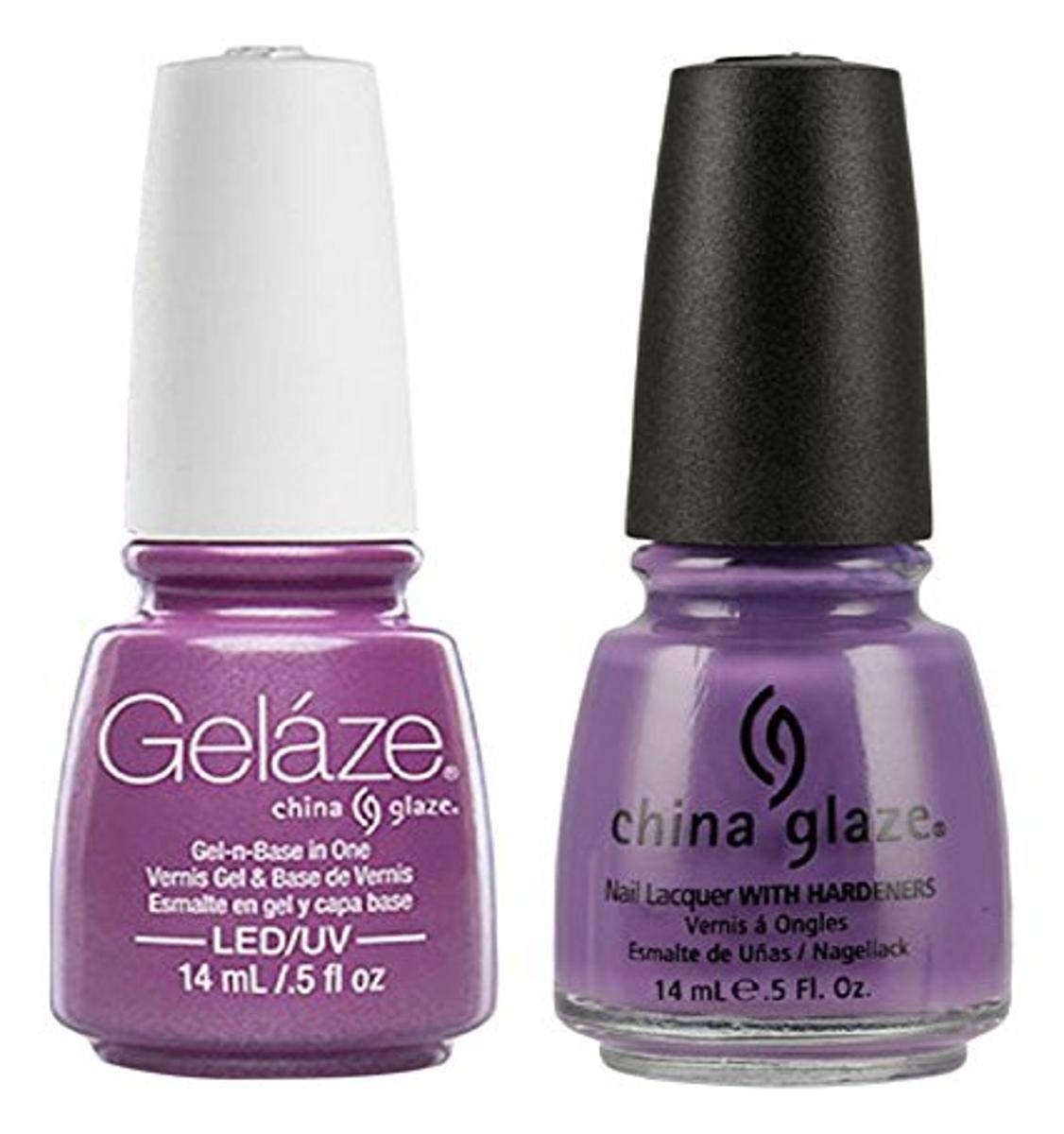 China Glaze Gelaze Tips and Toes Nail Polish, Shocking Pink, 2 Count