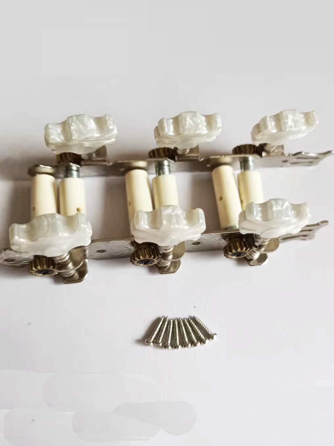 Ubrand A Plate Classical Guitar String Machine Heads Tuning Pegs Keys Tuners Set (2101-GDN02) : Musical Instruments