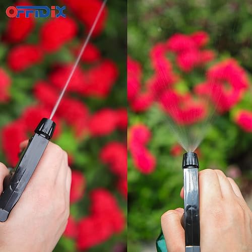 Miniatura 3 de OFFIDIX Botella rociadora de vidrio, rociador de plantas, regadera a presión, botella de pulverización de agua con boquilla ajustable, botellas