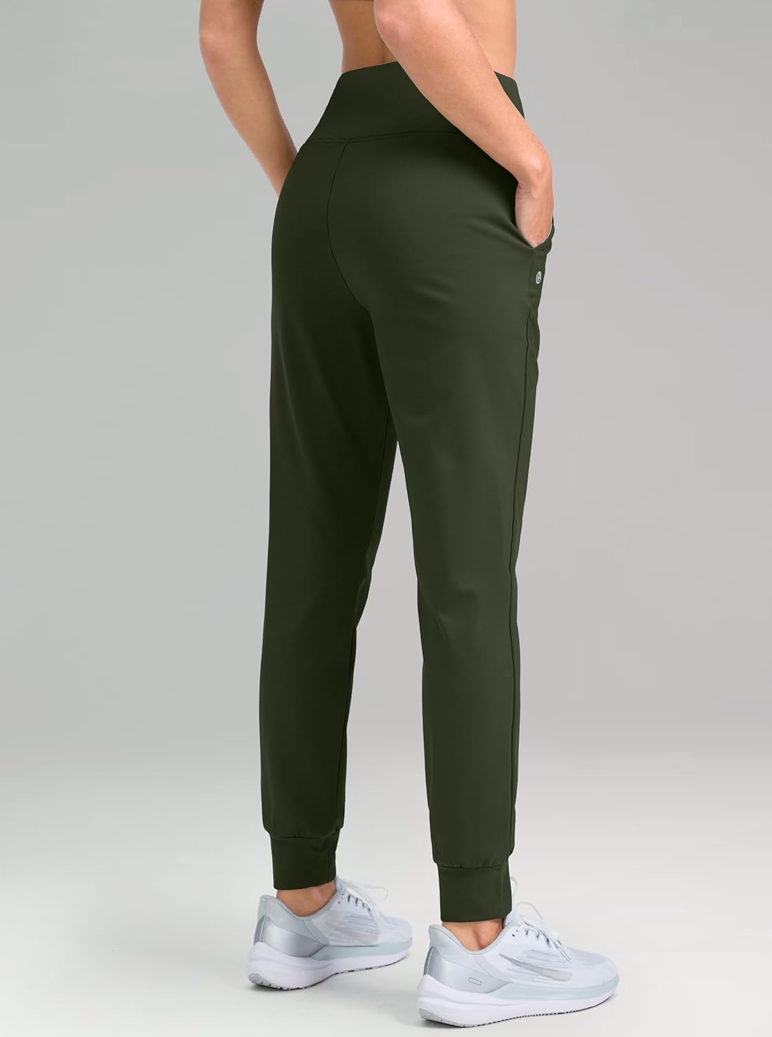 G Gradual Women's Fleece Lined Joggers High Waisted Water Resistant Thermal Hiking Pants Cold Weather Sweatpants with Pockets - Image 4