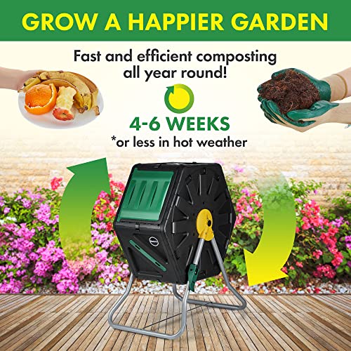 Composteur rotatif double chambre Miracle-Gro contre les odeurs - 8