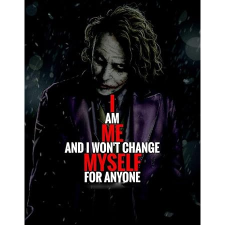 Isee 360 Quote Heath Ledger And Joaquin Phoenix Poster And Quotes For Wall Big Living Bed Room Home Decor Hd Poster Multicolor L X H 10 X 16 Inches Amazon In Home Kitchen