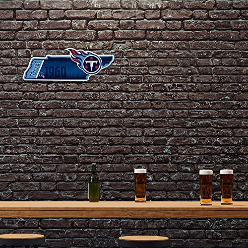 Image of Rico Industries NFL Football State Shape Shape Cut Pennant - Home and Living Room Decor - Soft Felt EZ to Hang