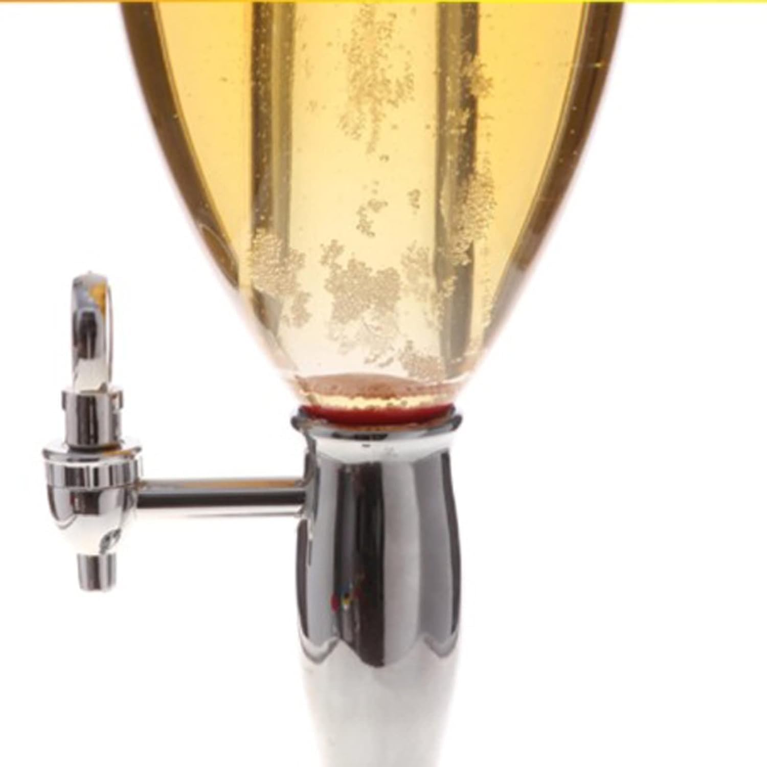 Dispensador Torre de cerveza ABS con pico, torre de bebidas comercial con luces LED y carámbanos, dispensador de bebidas para Bar fiesta KTV Cerveza