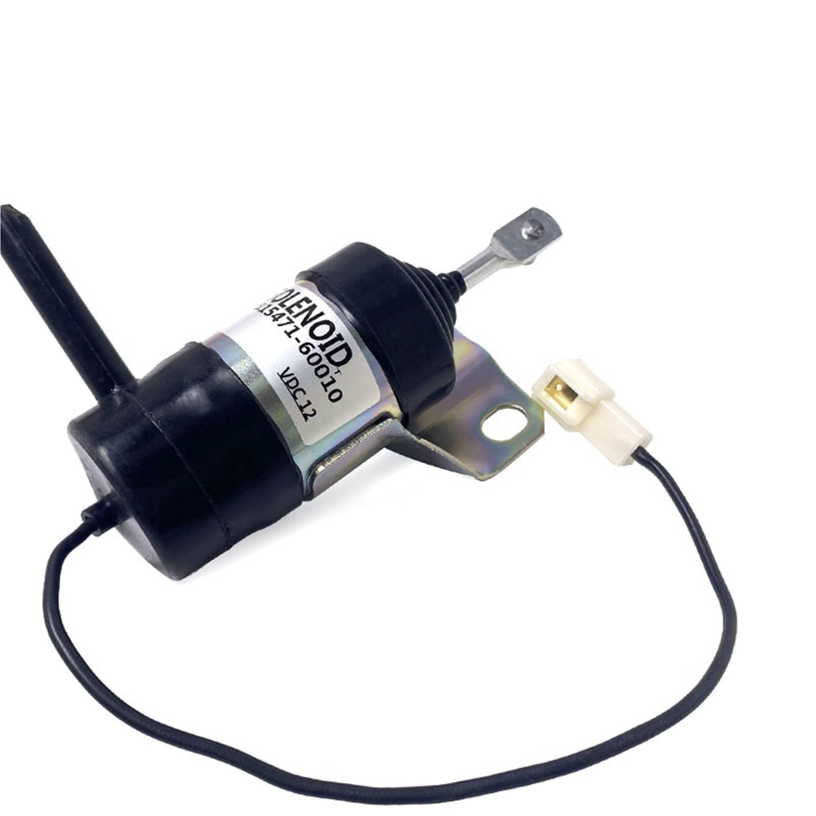15471-60010 DC12V 24V Diesel Engine Fuel Shutoff Stop Solenoid Stop Solenoid Valve for Generator Parts 052600-100(24V)
