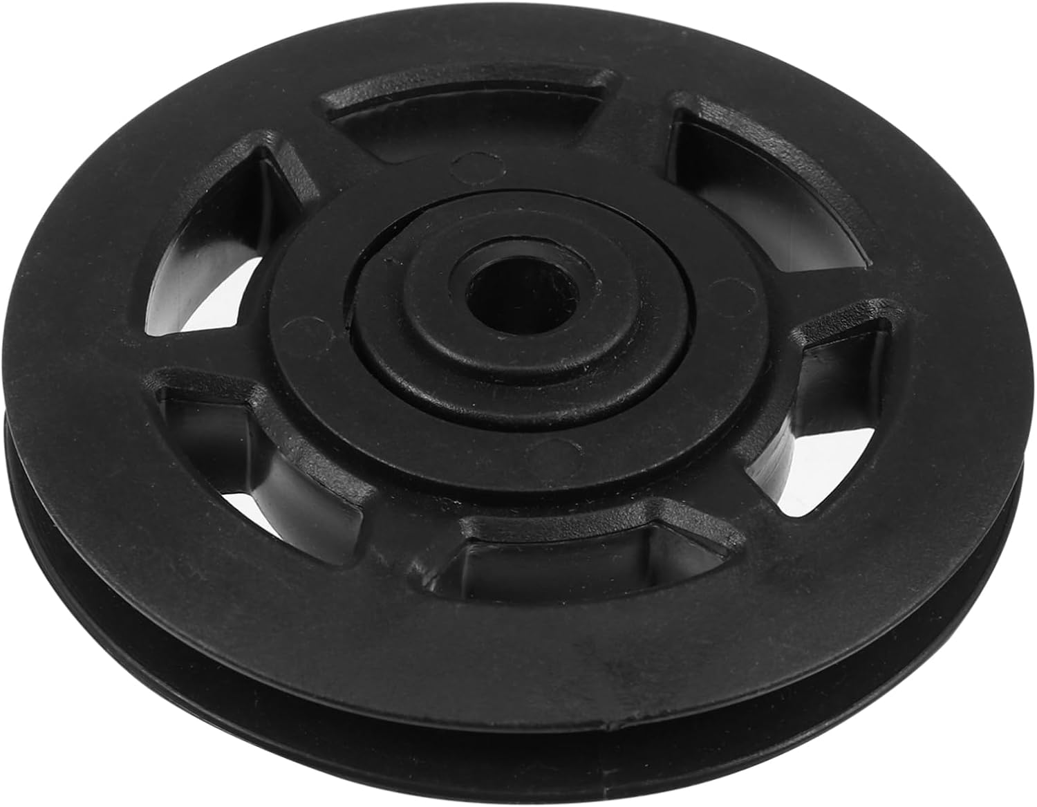 ibasenice Fitness Pulley Wheel Plastic Black Easy Install Tool