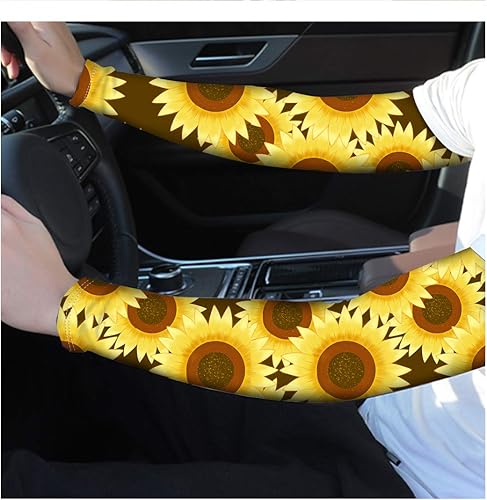 Miniatura 6 de doginthehole Mangas largas protectoras UV para el sol, mangas de brazo de enfriamiento cubierta de tatuaje 2 pares africana tradicional manga de