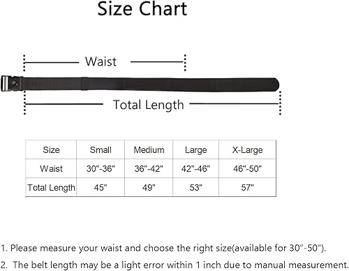 Miniatura 7 de Cinturones tácticos para hombre con hebilla de liberación rápida resistente