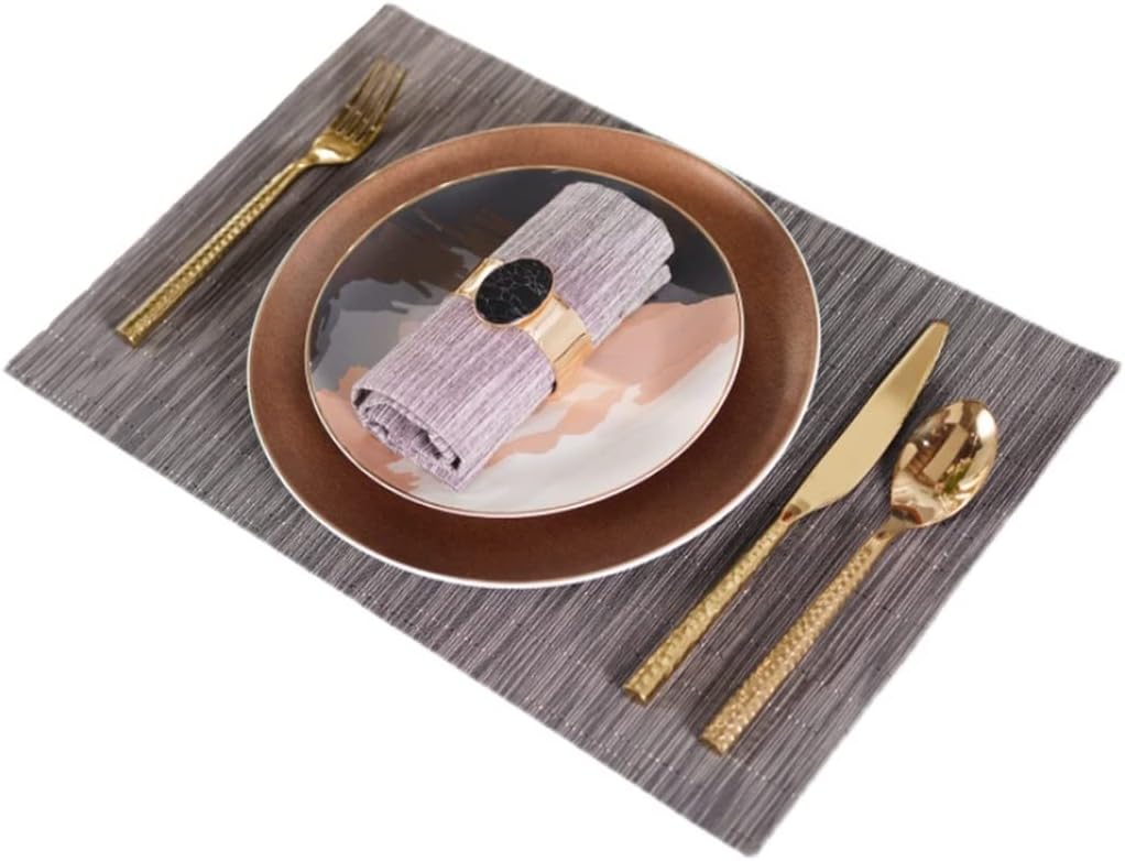 Tableware Set Set Table Ceramic Western Dinner Plate Placemat Napkin Buckle Combination