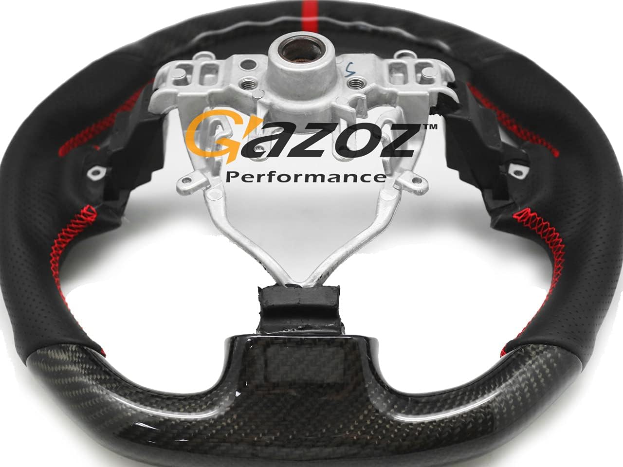 Carbon Perforated Leather Steering Wheel Compatible With Subaru Impreza WRX STi 2008-2014 GR
