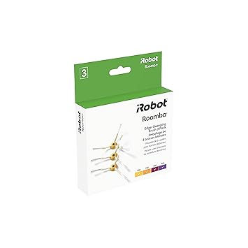 iRobot Authentic Replacement Parts- Roomba 800 and 900 Series Side Brush (3-Pack),White - 4636428