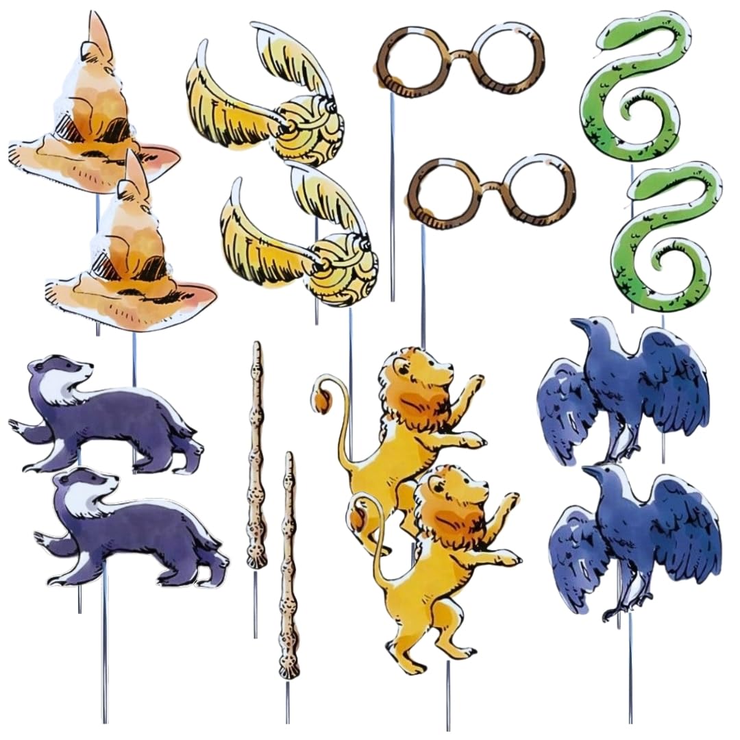 Unique Party Harry Potter Photo Props 8Pc