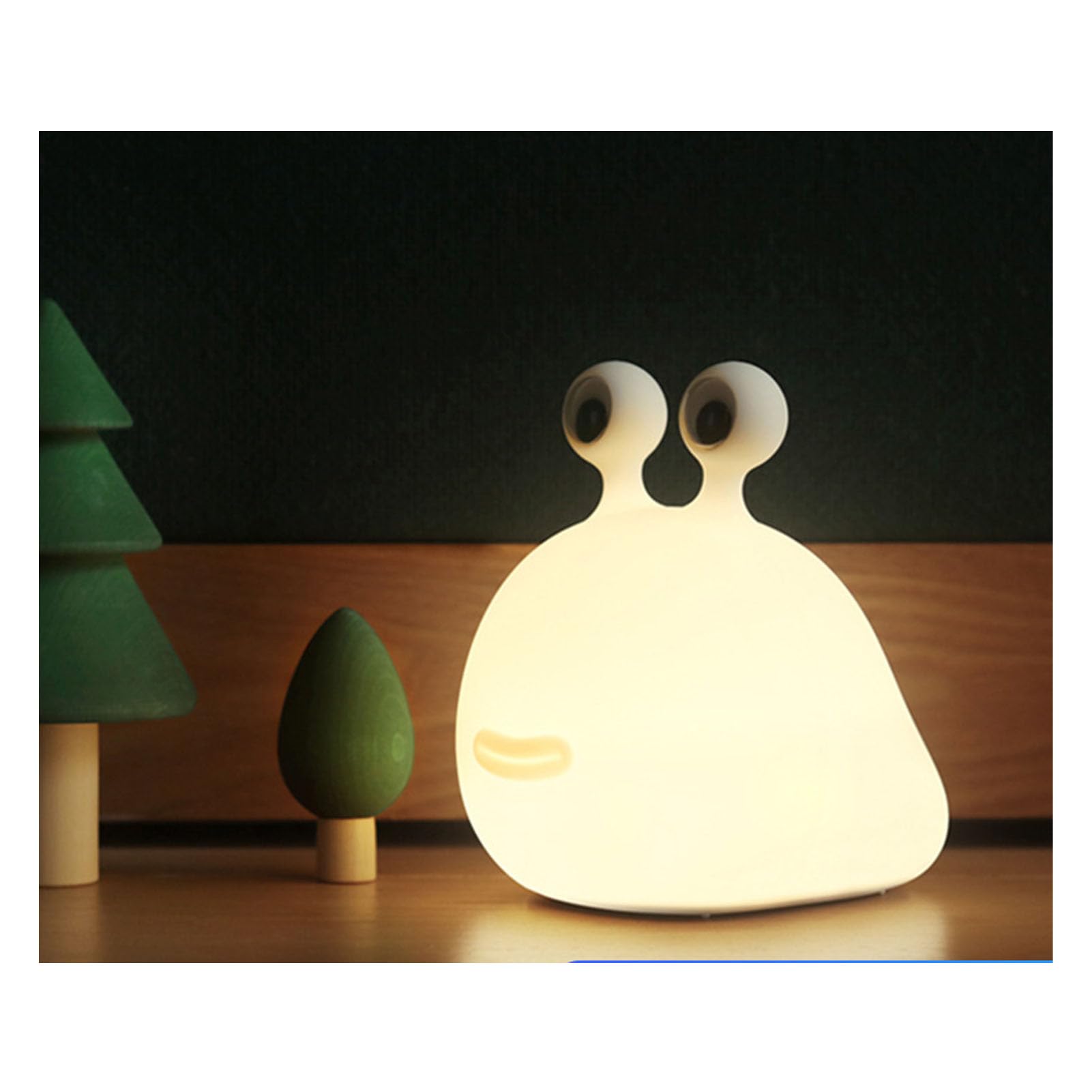 Luce Notturna Bambini, 7 Colori Lampada Notturna per Bambini Silicone Luce USB Ricaricabile Luce Notturna Bambini con Sensore Tattile Timer per Camera da Letto di Bambini Regalo di Natale( Dinosauro