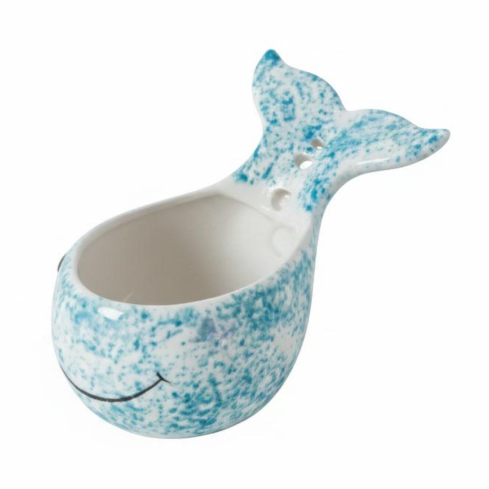 4 Hole Design Vanilla Peeling Bowl Small to Large Holes Marine Herb Fast Foliage Removal Shaped Easy Clean, Blue Whale | Whales Fish & Animals-image-47