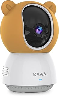 KAWA 2K Add-on Baby Camera, Compatible with S7 only, Video Baby Monitor with Camera and Audio, No WiFi, Loop Recording, 110 Wide Angle, 1000ft Range, 4X Zoom, 2-Way Audio S7-C (Monitor Not Include)
