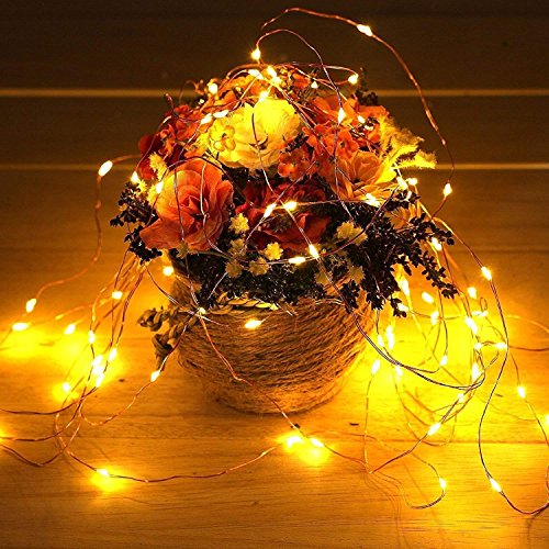 Preisvergleich Produktbild LED Fairy String Lichter Kupferdraht Dimmbare Sternenlichter Wasserdichte Haus Dekoration LED String Licht für Balkon Terrasse Fenster Treppen Bar Hochzeit Weihnachten