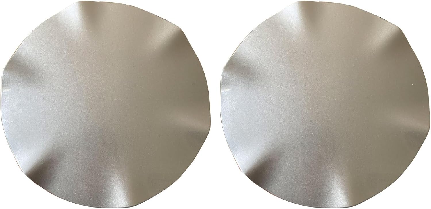 Silver Wheel Rim Wheel Rim Center Cap Hub Cover 25602312 560-04016B for Buick Riviera 16" 1995-1999 2PCS