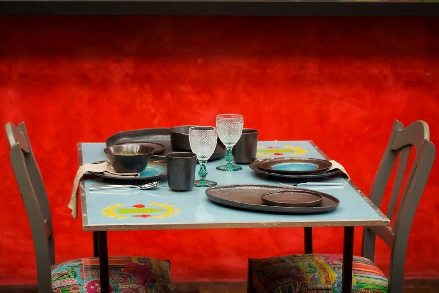 Casa Alegre Iris Stoneware Bread & Butter Plate, Set of 6