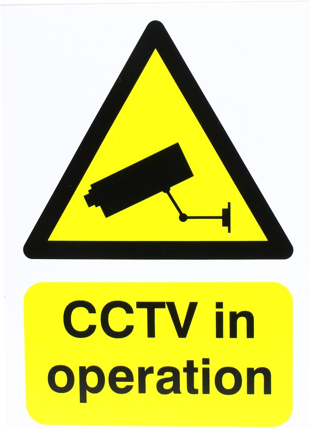 SIGNSLAB SR11221 GN00751R Warning Sign "CCTV In Operation", A5, PVC