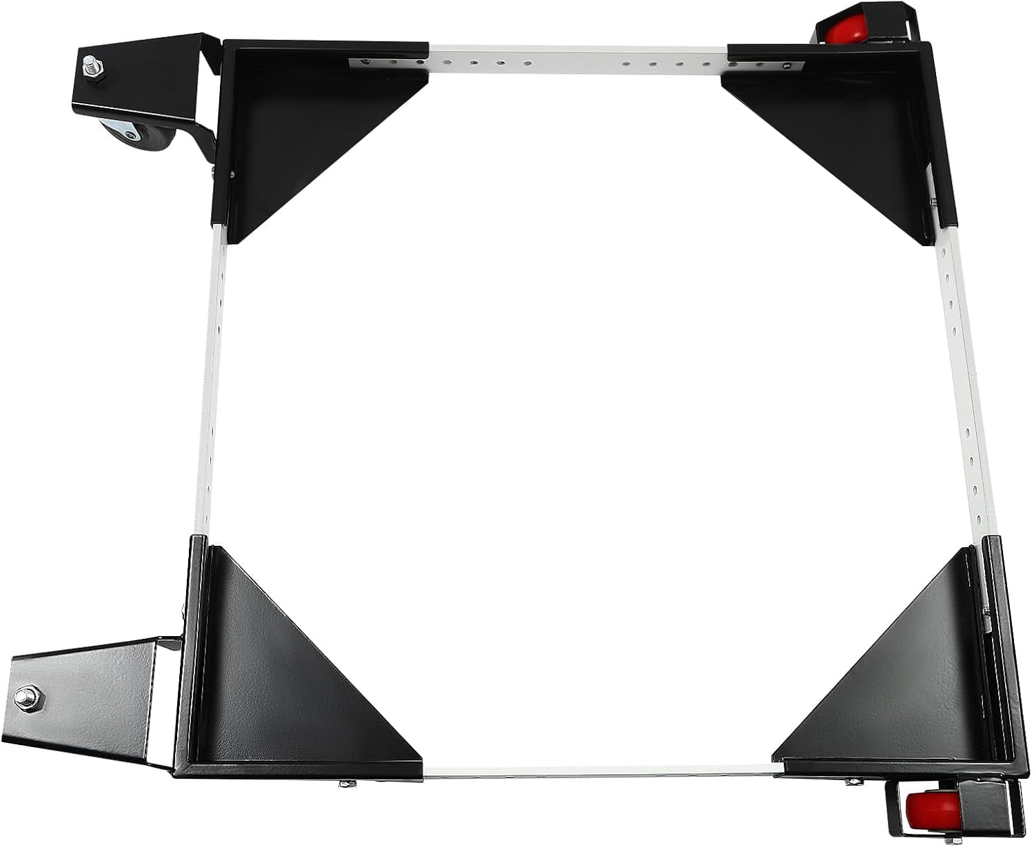 Adjustable Mobile Base, Heavy Duty Mobile Base(Black and White)