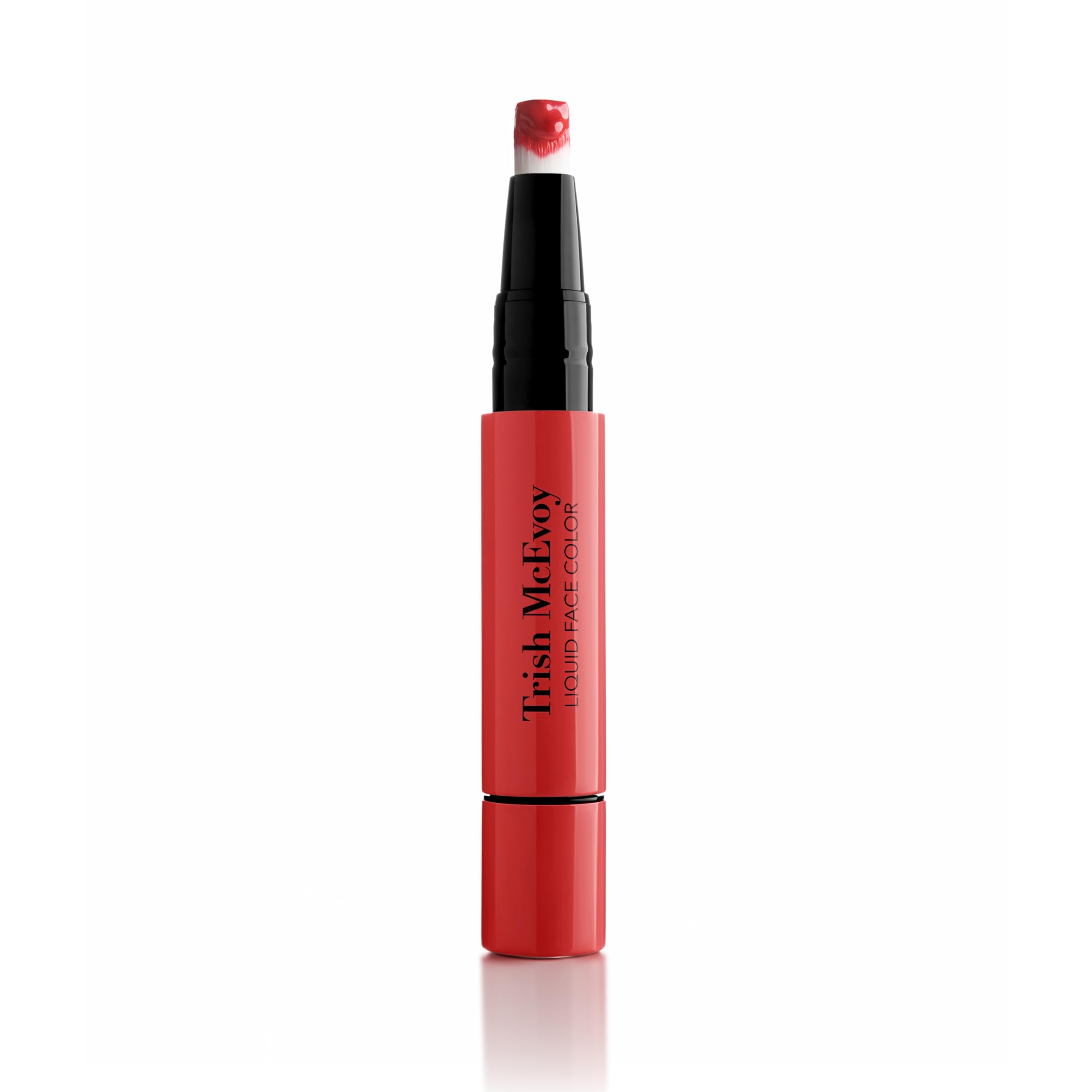 Trish McEvoy, Liquid Face Color in shade Brighten, 0.12 fl oz / 3.8 ml, Brighten - Warm Coral