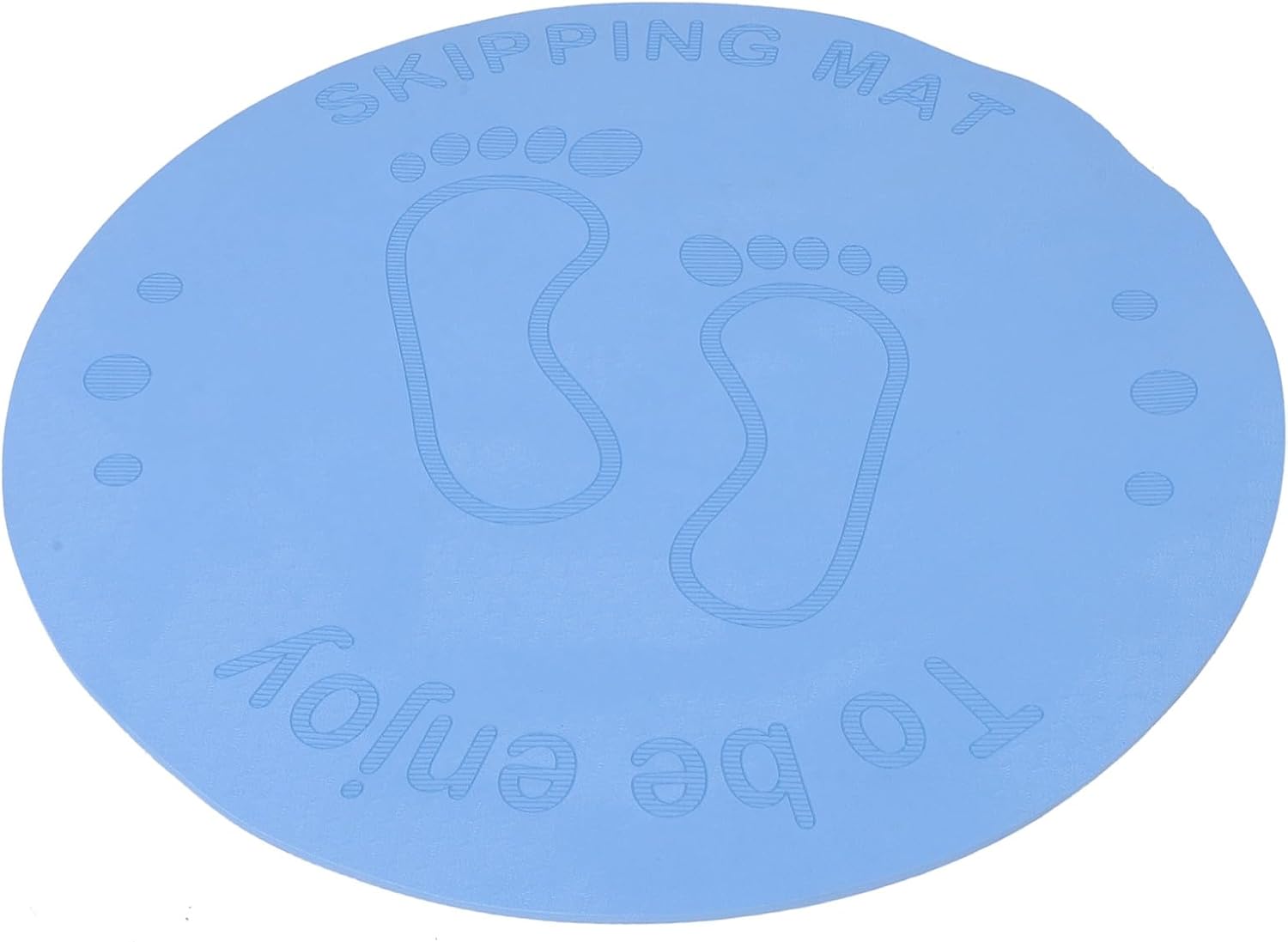 Anti-vibration Tpe Jump Rope Mat for Home Gym Shock Absorbing Non-slip Skipping Pad Soundproof Exercise Flooring Protector for Indoor Workouts Wood Tile Concrete