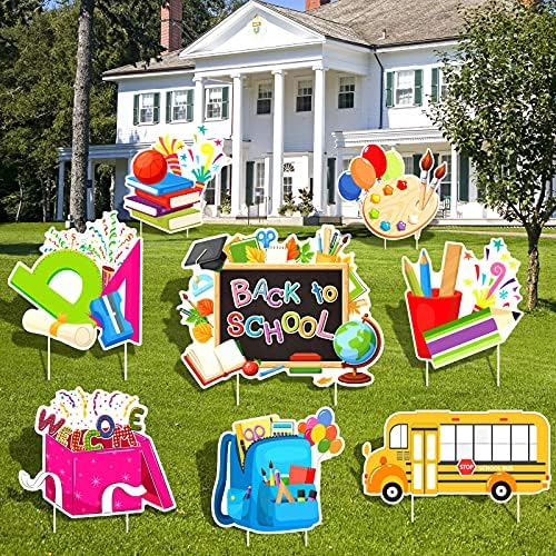 Back to School Yard Sign Outdoor Decoration